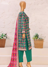 HZ Textiles Premium Printed Khaddar 3 Piece Unstitched Suit HZ25PPK PKP-1311